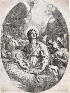 Sacra Famiglia Con Angeli by Carlo Maratta or Maratti