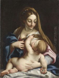 Madonna Col Bambino by Carlo Maratta or Maratti