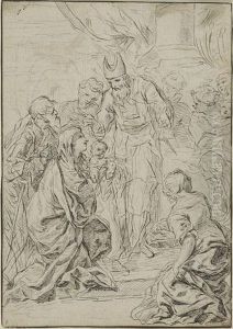 The Presentation In The Temple by Carlo Maratta or Maratti