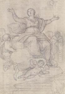 The Assumption Of The Virgin by Carlo Maratta or Maratti
