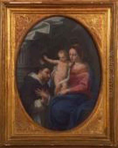 Madonna Col Bambino E
Sant'agostino - view 1