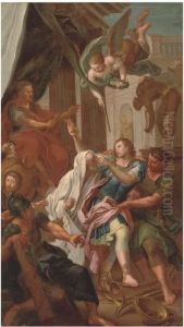 The Martyrdom Of A Roman Soldier by Carlo Maratta or Maratti