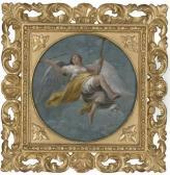 An Angel With Trumpets - view 1
