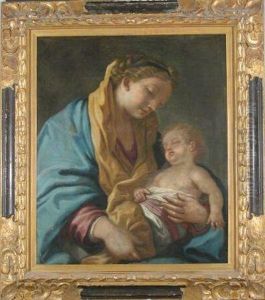 Madonna And Child by Carlo Maratta or Maratti