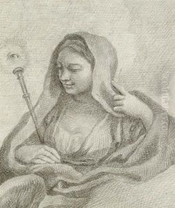 Allegory Of Temperance by Carlo Maratta or Maratti
