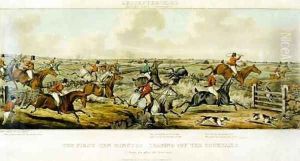 The First Ten Minutes, The Leicestershires, engraved by Henry Alken 1785-1851 1825 by Paul, John Dean