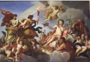 An Allegory Of Summer And Autumn by Carlo Maratta or Maratti
