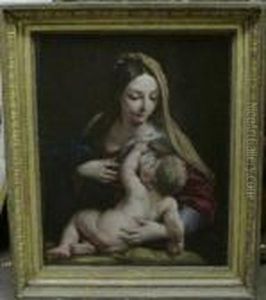 Madonna And Child by Carlo Maratta or Maratti