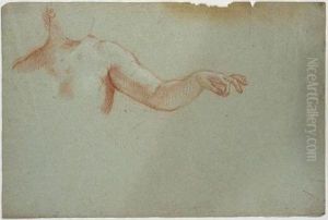 Two Sheets Of Studies: by Carlo Maratta or Maratti