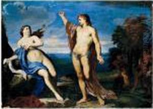 Bacchus And Ariadne by Carlo Maratta or Maratti
