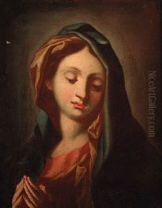 The Madonna At Prayer by Carlo Maratta or Maratti