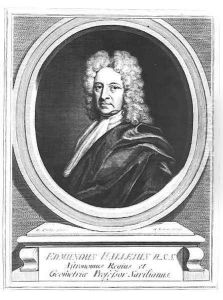 Portrait of Edmond Halley 1656-1742, engraved by George Vertue 1684-1756 by Philips, Richard