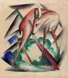 Reh by Franz Marc