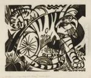 Tiger by Franz Marc