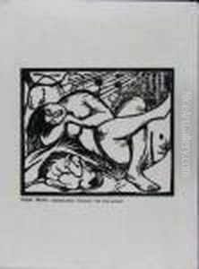 Schlafende Hirtin by Franz Marc