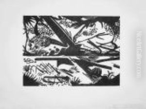 Pferd Und Igel by Franz Marc