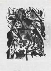 Geburt Der Wolfe by Franz Marc