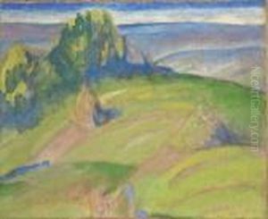 "voralpenlandschaft" by Franz Marc
