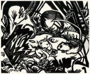 Aus Der Tierlegende by Franz Marc