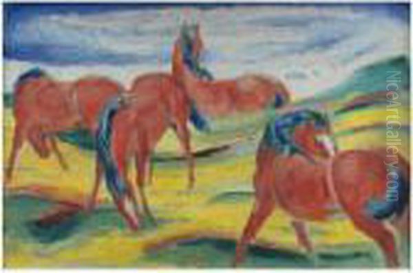 Weidende Pferde Iii (grazing Horses Iii) - view 1