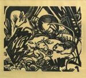 Aus Der Tierlegende (l. 831/iii), 1912 by Franz Marc