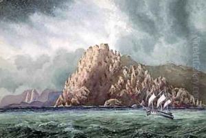 The Voyage of HMS Topaz to the Pacific 1865-69, Cape Horn by J. Linton Palmer