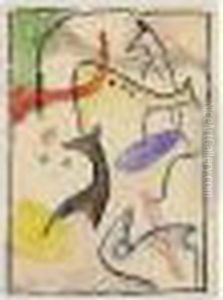 Abstrakte Rehformen by Franz Marc