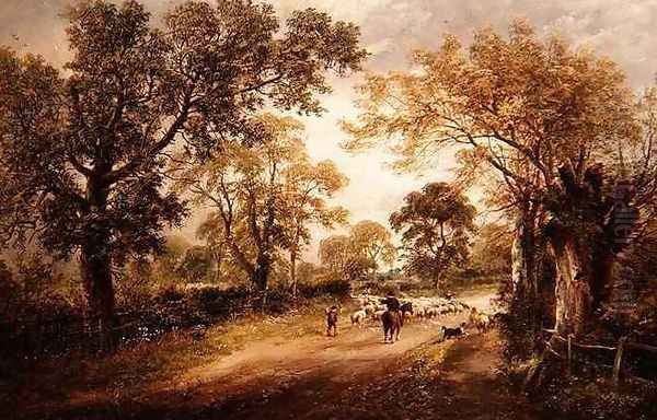Herding Sheep - view 1