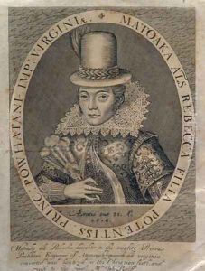 Pocahontas 1595-1617 1616 by Simon de Passe