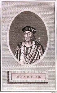 Henry VII 1472-1509 engraved by the artist, from a History of England by Simon de Passe
