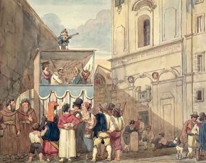 The Puppet Theatre by Achille Pinelli