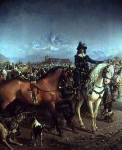 Festival of Saluzzo in the 17th century by Carlo Pittara