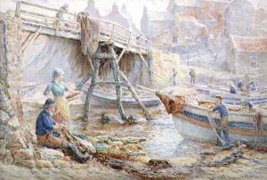 Mending the Nets, Staithes