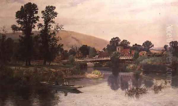 Fishing from a Punt - view 1