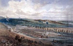 Epsom Station on Derby Day, 1878