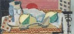Nature Morte A La Cuillere by Louis Marcoussis