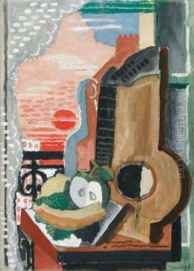 Nature Morte Devant La Fenetre by Louis Marcoussis