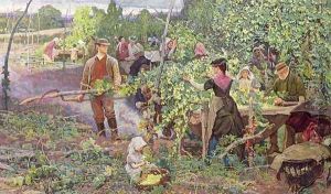 Hop Pickers by George John Pinwell