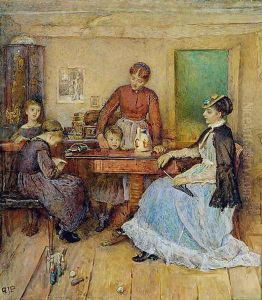 Visiting Day by George John Pinwell