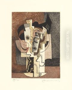 La Table. by Louis Marcoussis