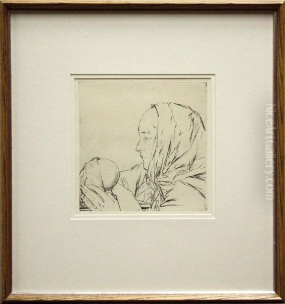 Les Devins, La Boule De Cristal (portrait Of Lucette Casadesus) - view 1