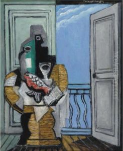 Nature Morte A La Fenetre by Louis Marcoussis