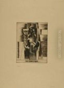 Le Comptoir. by Louis Marcoussis