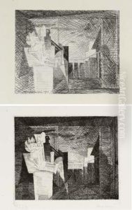 Planches De Salut, Jeanne Bucher, Paris by Louis Marcoussis