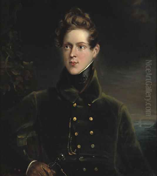 A young marine officer - view 1