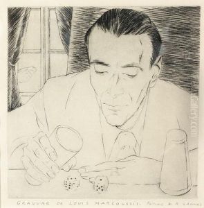 "portrait De R. Lannes". "portrait De R. Lannes".