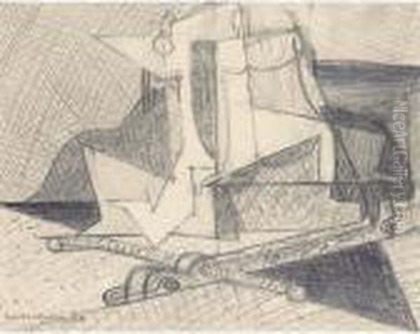 Etude Pour 'figures Et Ancre Marine' - view 1