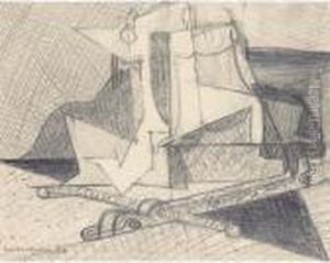 Etude Pour 'figures Et Ancre Marine' Etude Pour 'figures Et Ancre Marine'