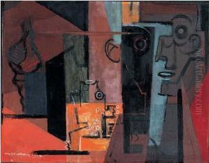Composition Au Visage Et Au Coquillage by Louis Marcoussis