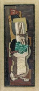 Violon, Raisin Et Cuiller by Louis Marcoussis